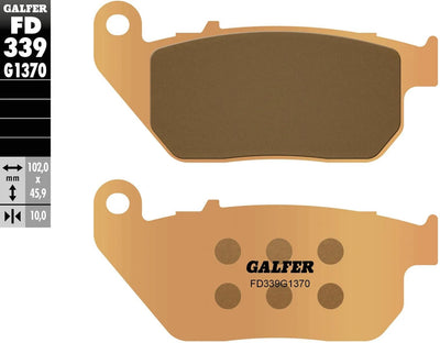 Galfer plaquettes de frein fd339 plaquette de frein fd339 g1370 sint.metal street