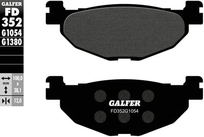 Plaquettes de frein Galfer FD352 plaquette de frein FD352 G1054 norme organique
