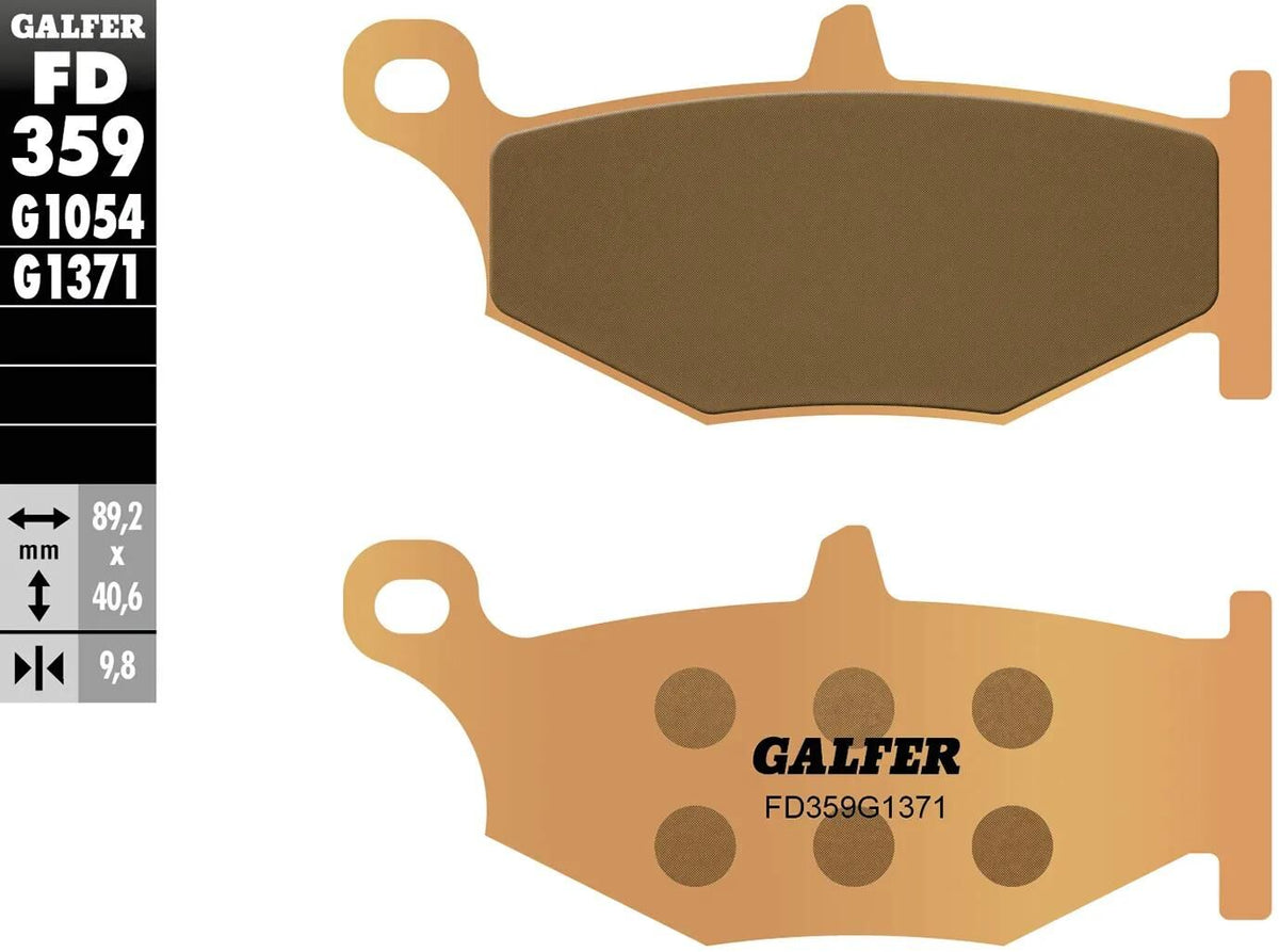 Galfer plaquettes de frein fd359 plaquette de frein fd359 g1371 sint.metal street