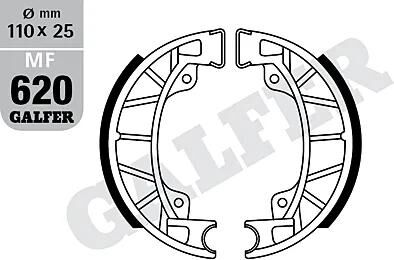 Galfer patin de frein mf620 patin de frein mf620 g2165 organique