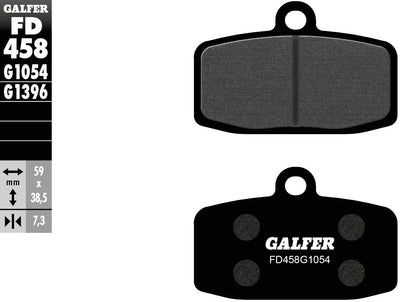 Plaquettes de frein Galfer FD458 plaquette de frein FD458 G1054 norme organique