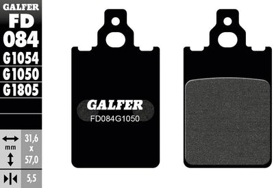 Galfer plaquettes de frein fd084 plaquette de frein fd084 g1050 organique