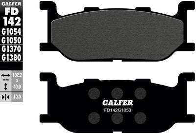 Galfer plaquettes de frein fd142 plaquette de frein fd142 g1050 organique