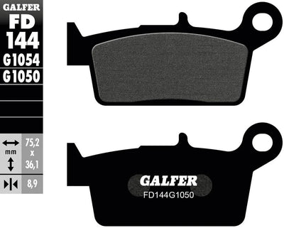 Galfer plaquettes de frein fd144 plaquette de frein fd144 g1050 organique