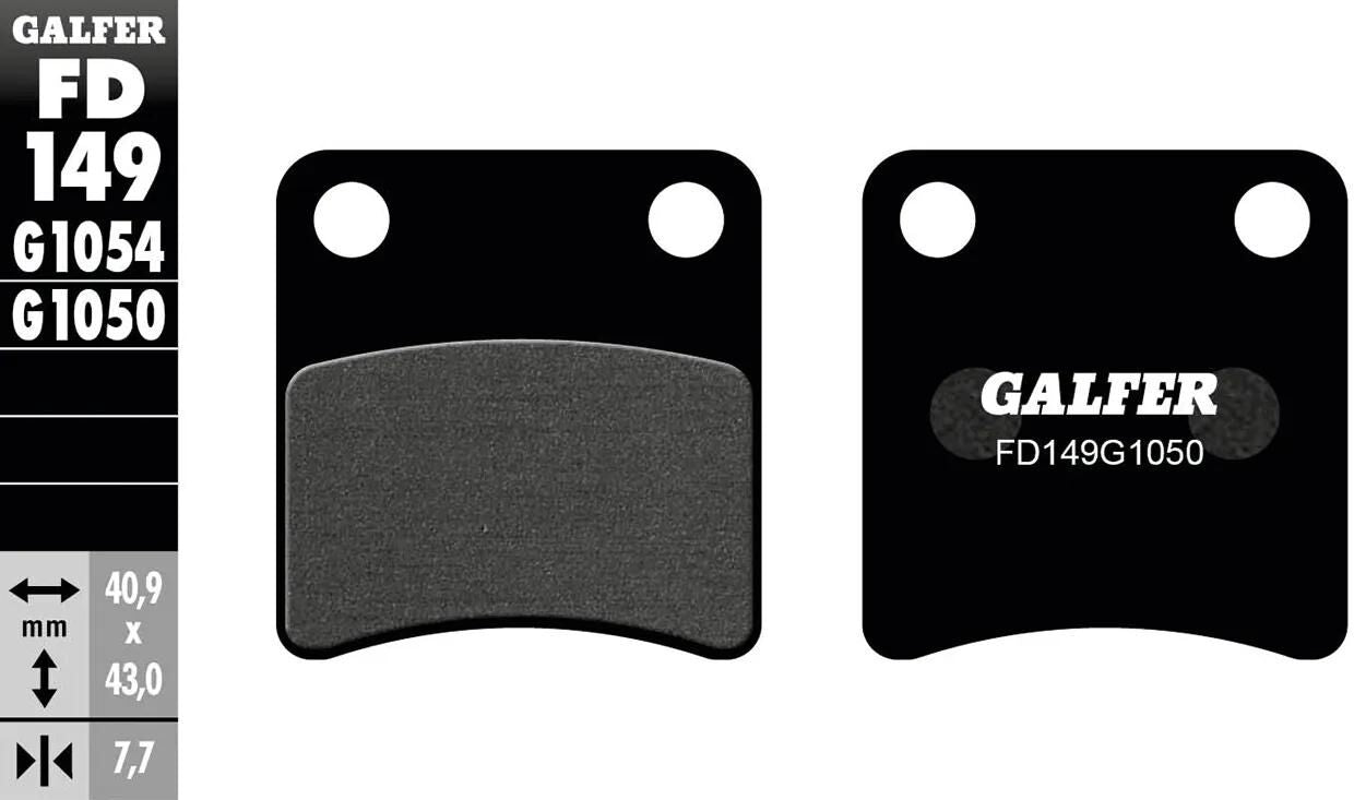 Plaquettes de frein Galfer fd149 brake pad fd149 g1050 organique