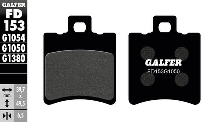 Galfer plaquettes de frein fd153 plaquette de frein fd153 g1050 organique