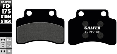 Galfer plaquettes de frein fd205 plaquette de frein fd175 g1050 organique