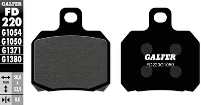Galfer plaquettes de frein fd220 plaquette de frein fd220 g1050 scooter organique