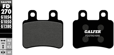Galfer plaquettes de frein fd270 plaquette de frein fd270 g1050 scooter organique