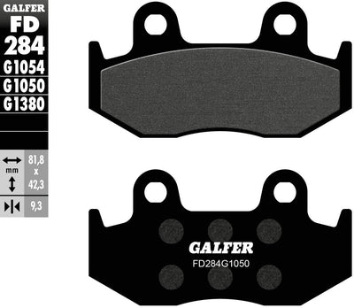 Galfer plaquettes de frein fd284 plaquette de frein fd284 g1050 scooter organique