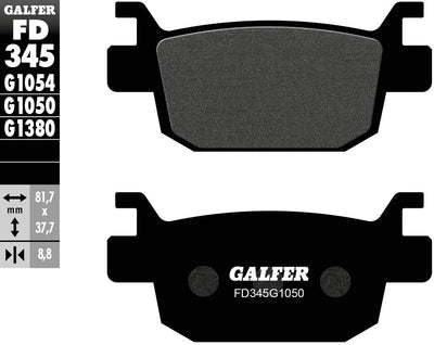 Plaquettes de frein Galfer FD345 plaquette de frein FD345 G1054 norme organique