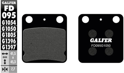 Galfer plaquettes de frein fd095 plaquette de frein fd095 g1050 organique