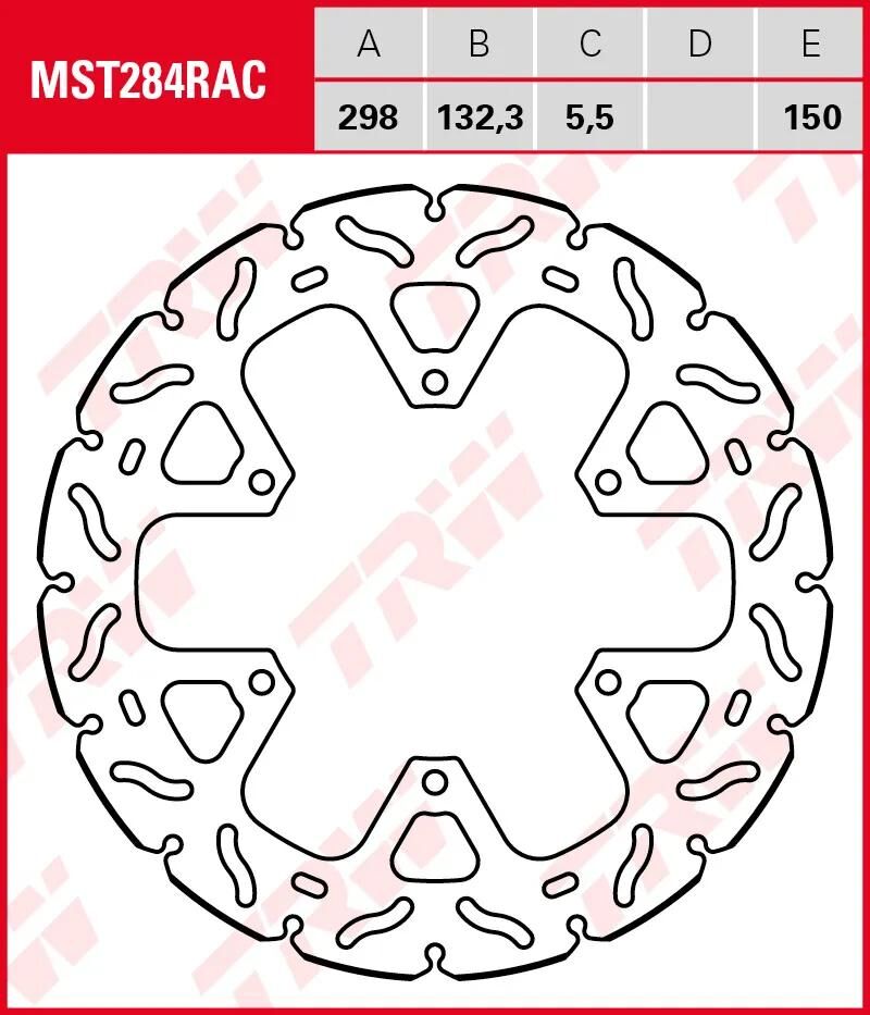 TRW ROTOR MST284RAC RIGID