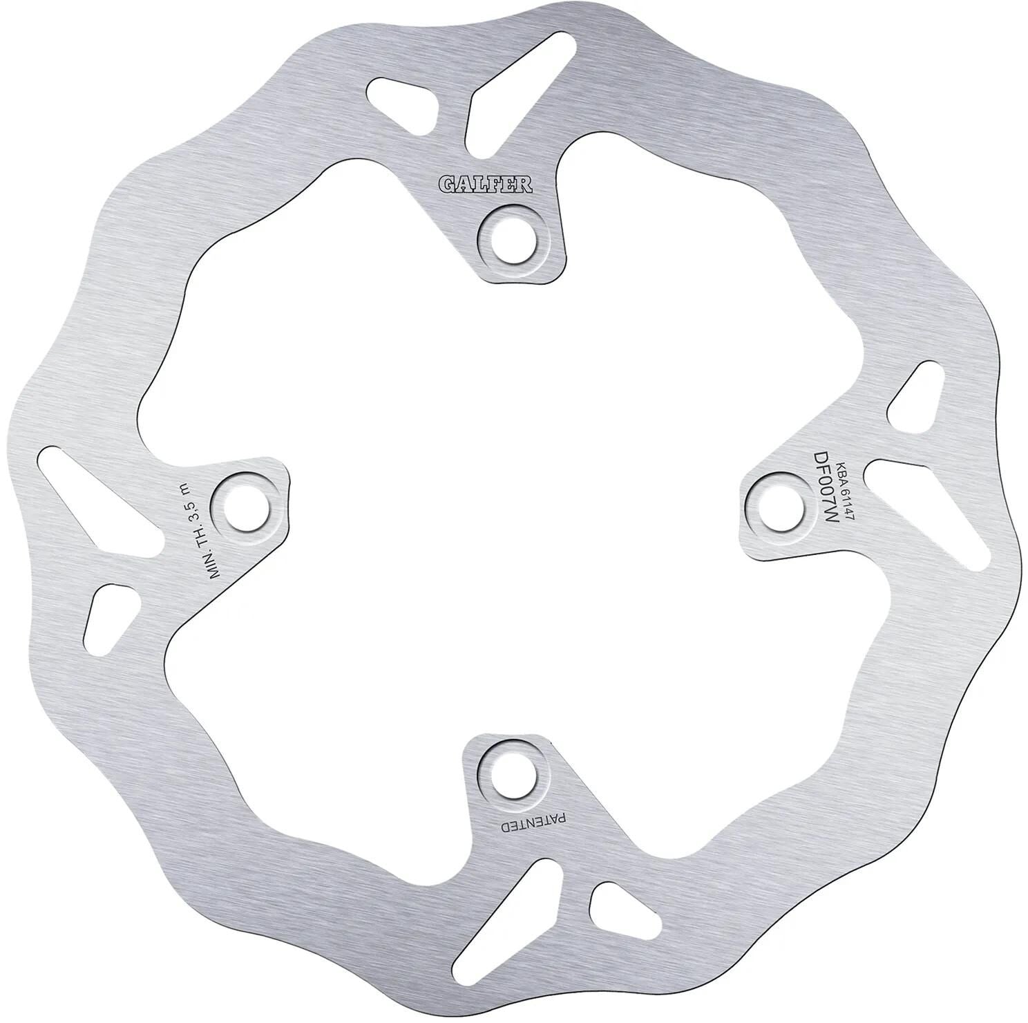 Disque de frein Galfer wave df007 rotor df007 type w rigide