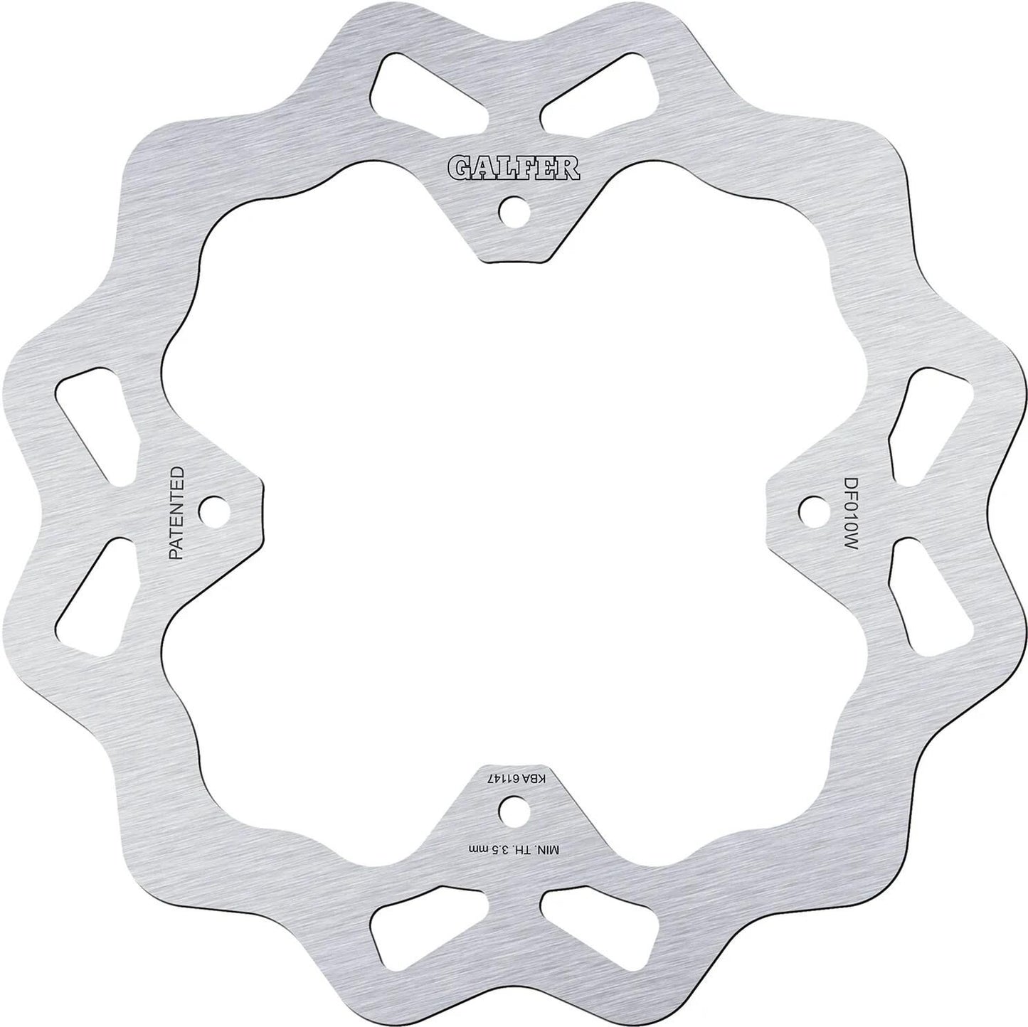 Disque de frein Galfer wave df010 rotor df010 type w rigide