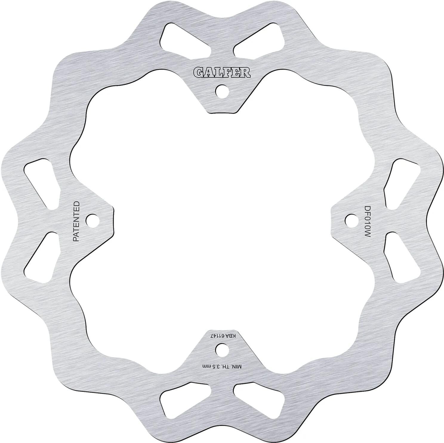 Disque de frein Galfer wave df010 rotor df010 type w rigide