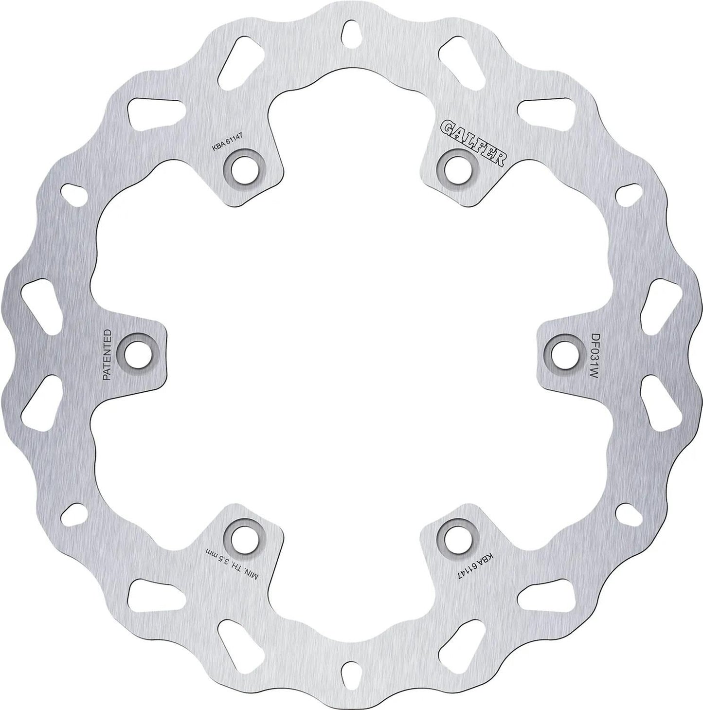 Disque de frein de golf Galfer df031 rotors de frein starr