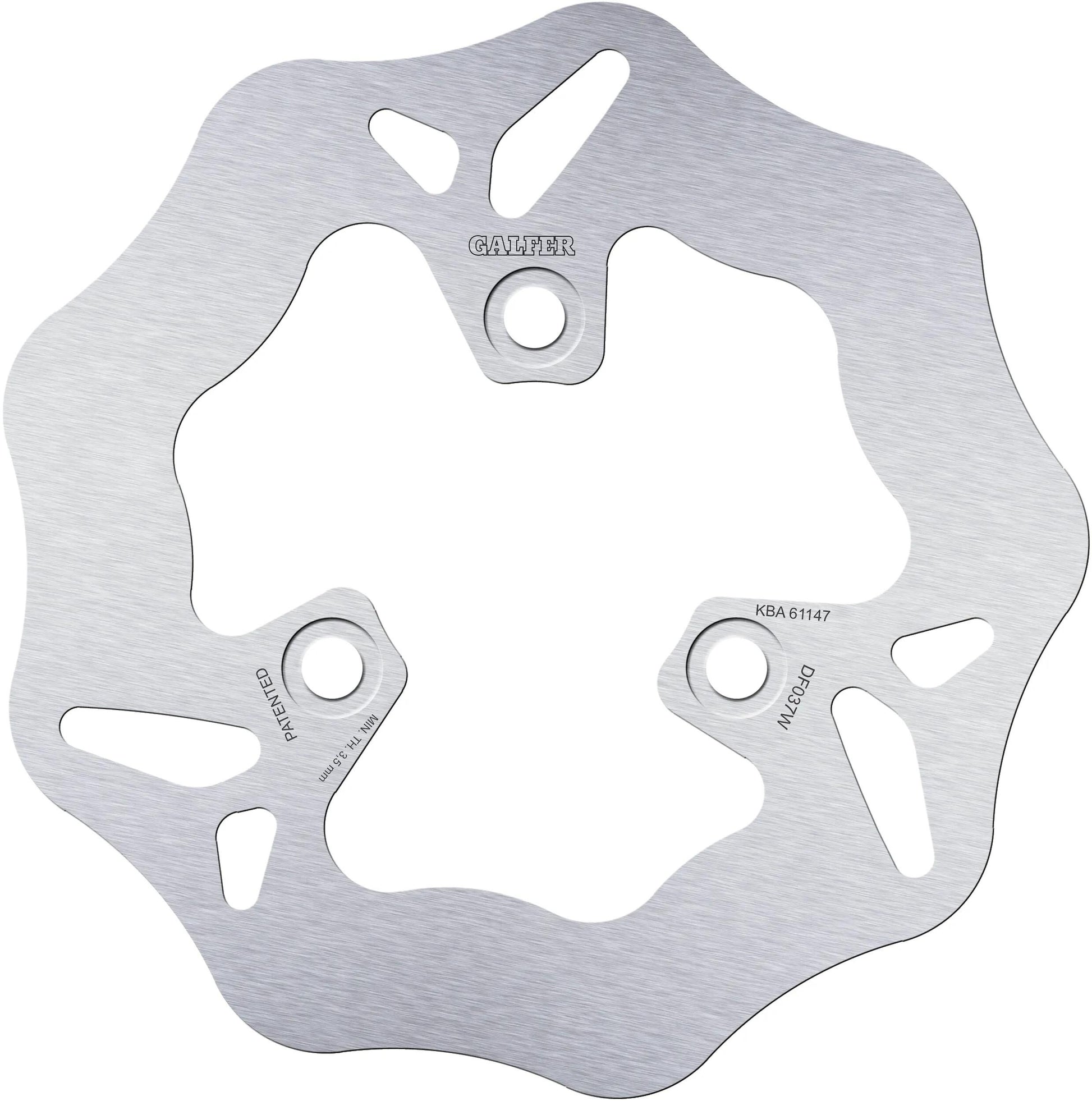 Galfer disque de frein df037 rotor df037 type w rigide