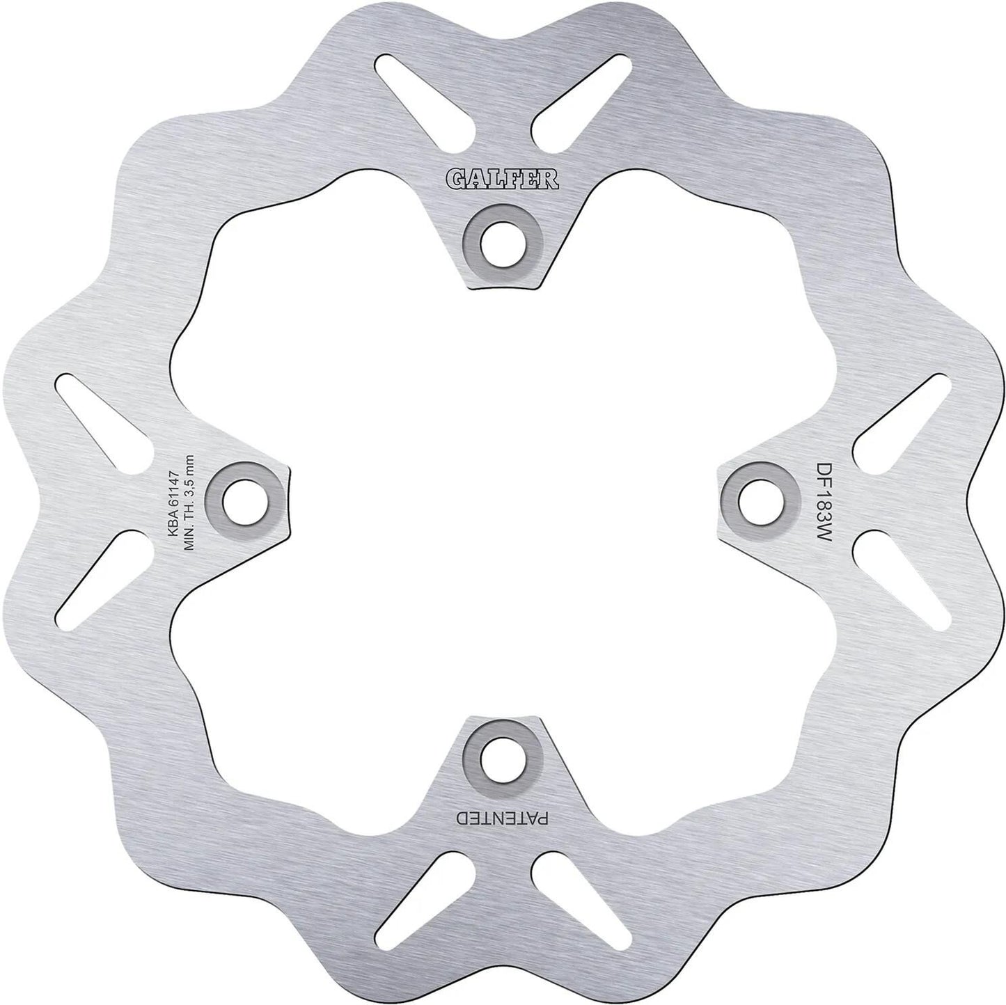 Disque de frein Galfer wave df183 rotor df183 type w rigide
