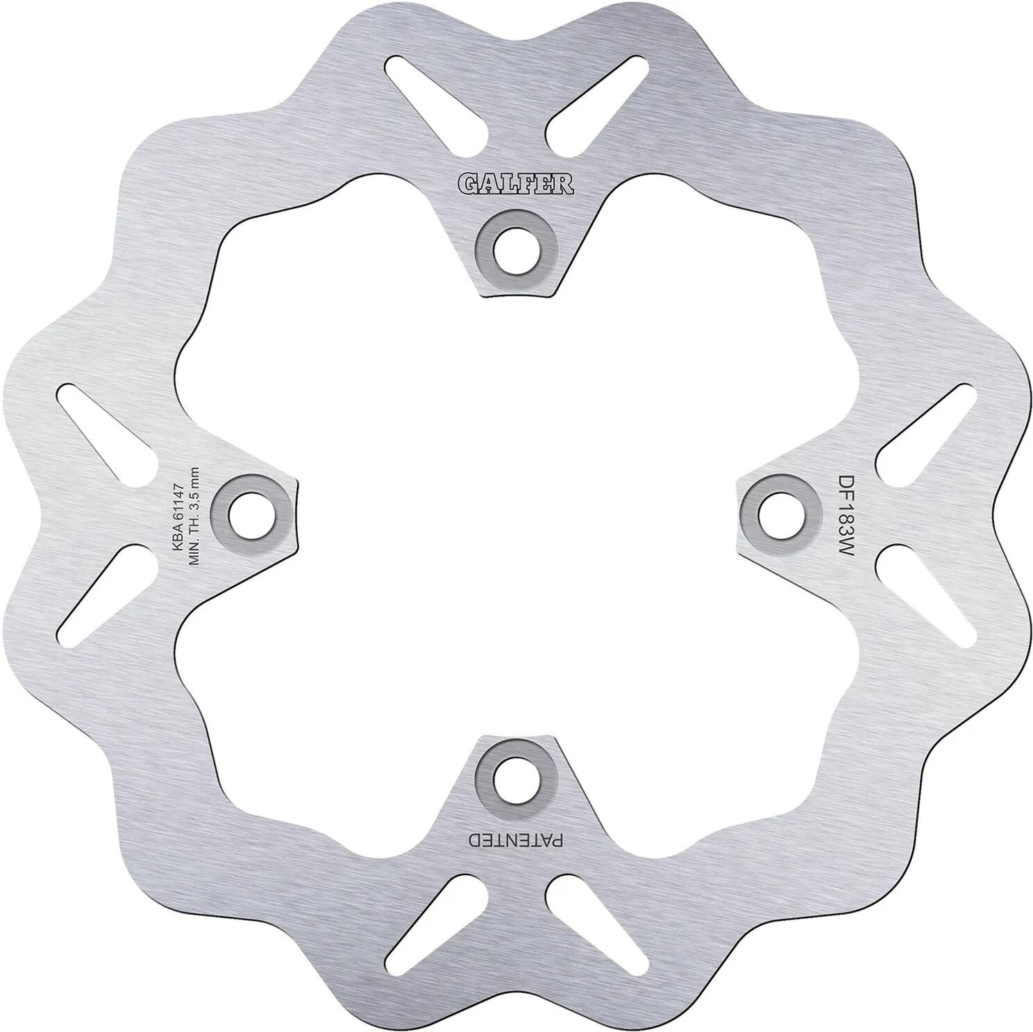 Disque de frein Galfer wave df183 rotor df183 type w rigide