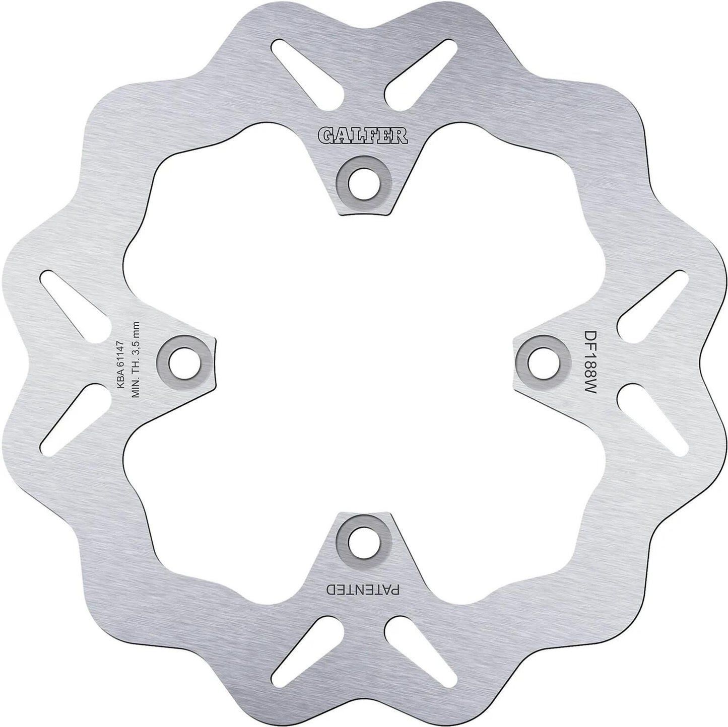 Galfer wave disque de frein df188 rotor df188 typw w rigide