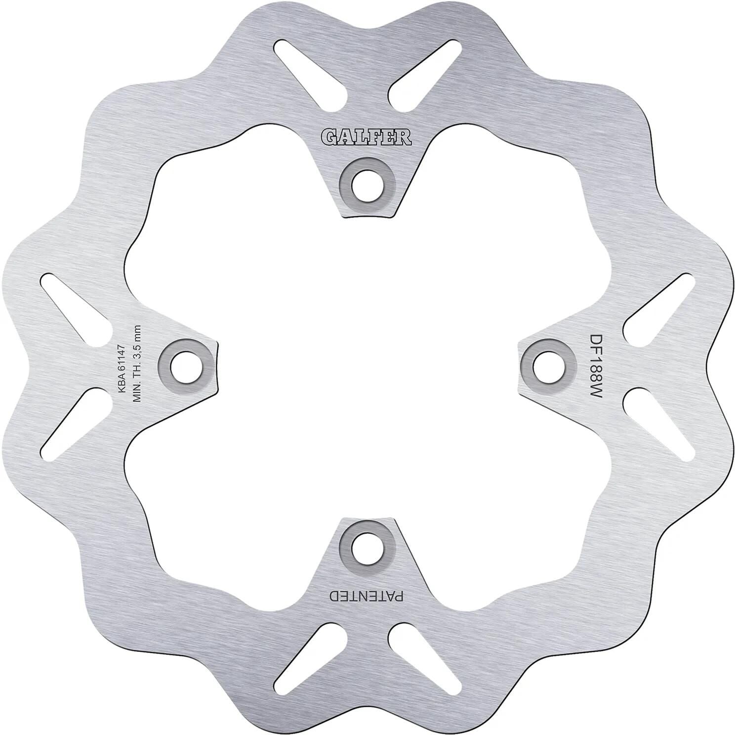 Galfer wave disque de frein df188 rotor df188 typw w rigide