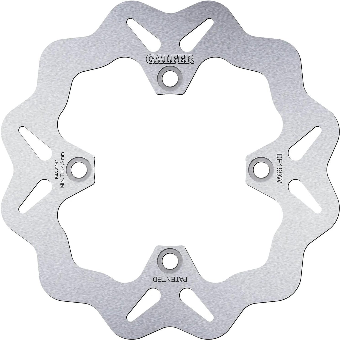 Galfer wave disque de frein df199 rotor df199 type w rigide