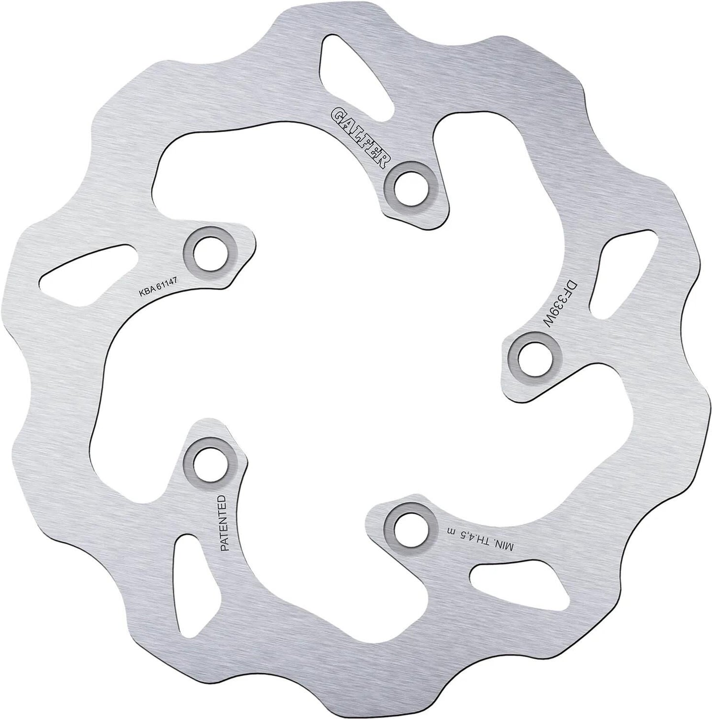Disque de frein Galfer wave df339 rotor df339 type w rigide