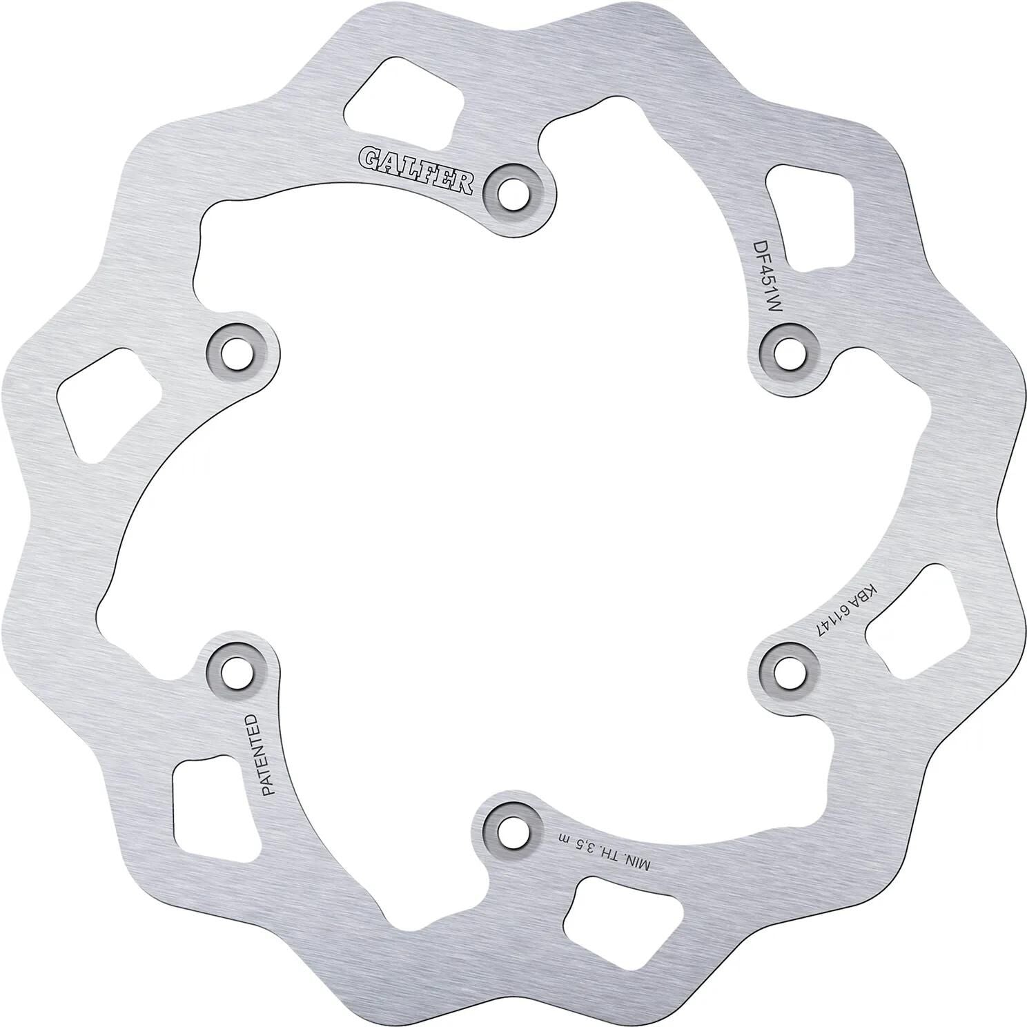 Disque de frein Galfer wave df451 rotor df451 type w rigide