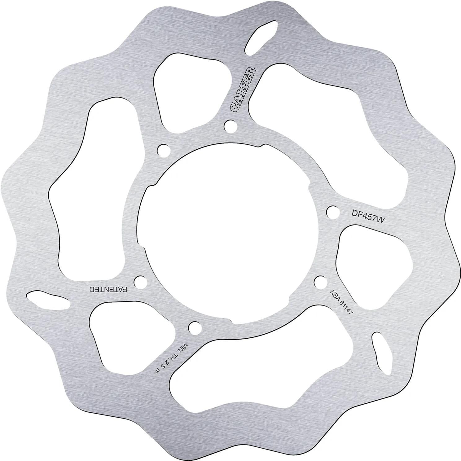 Disque de frein Galfer wave df457 rotor df457 type w rigide