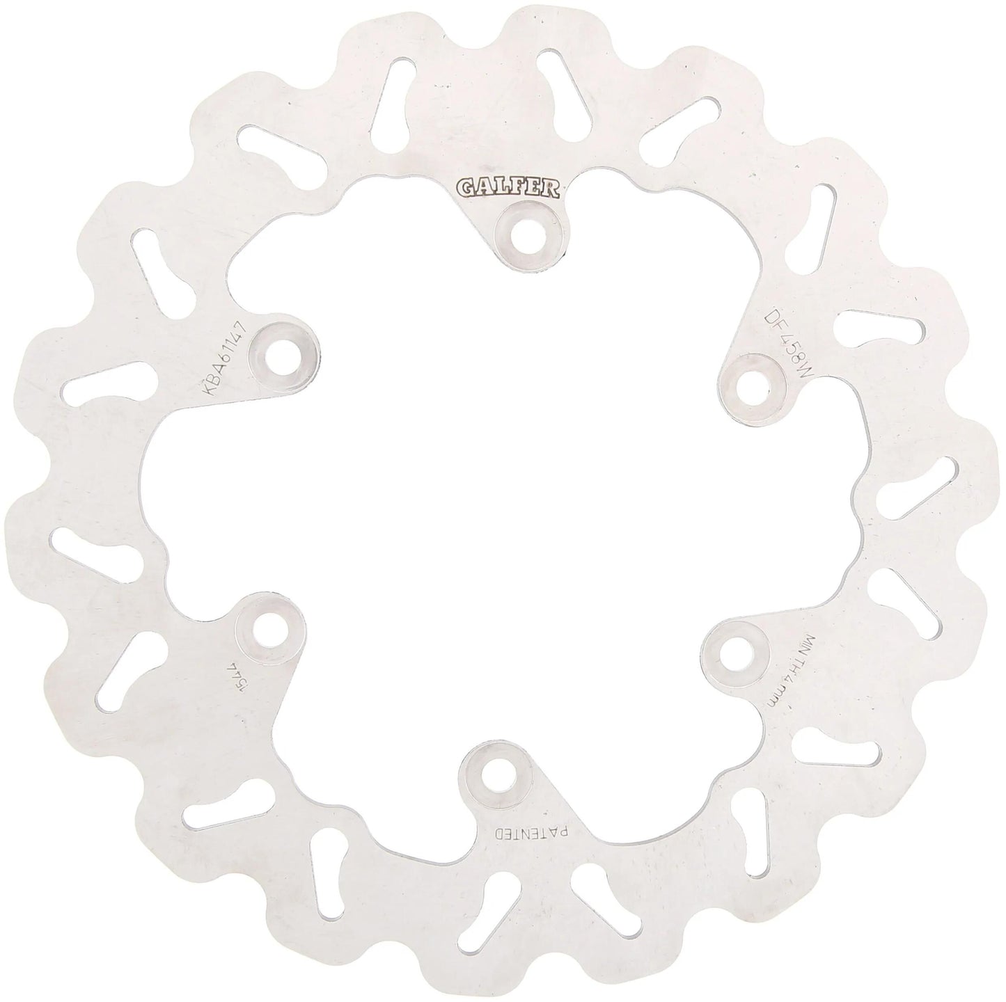 Disque de frein Galfer wave df458 rotor df458 type w rigide