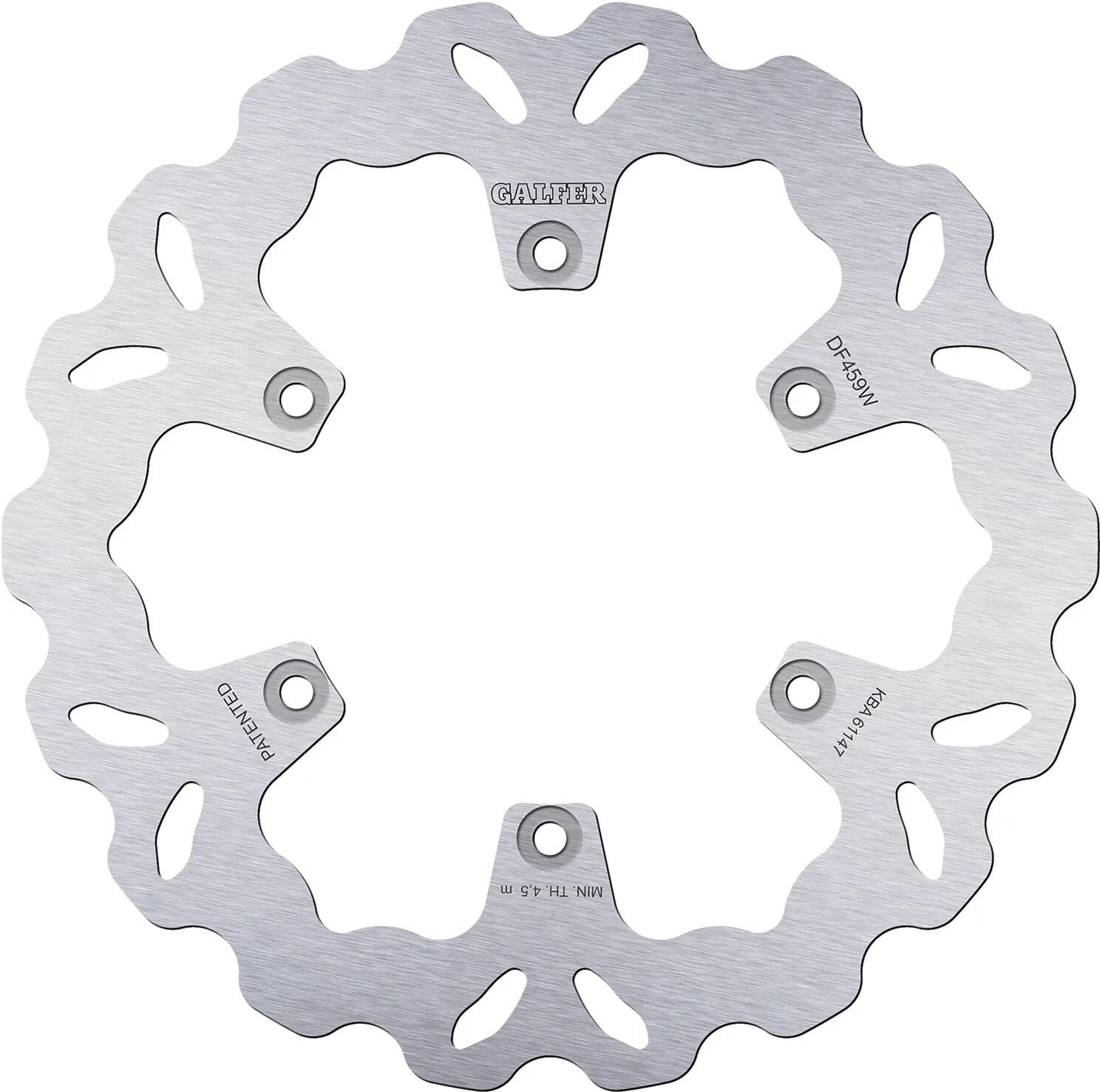 Disque de frein Galfer wave df459 rotor df459 type w rigide