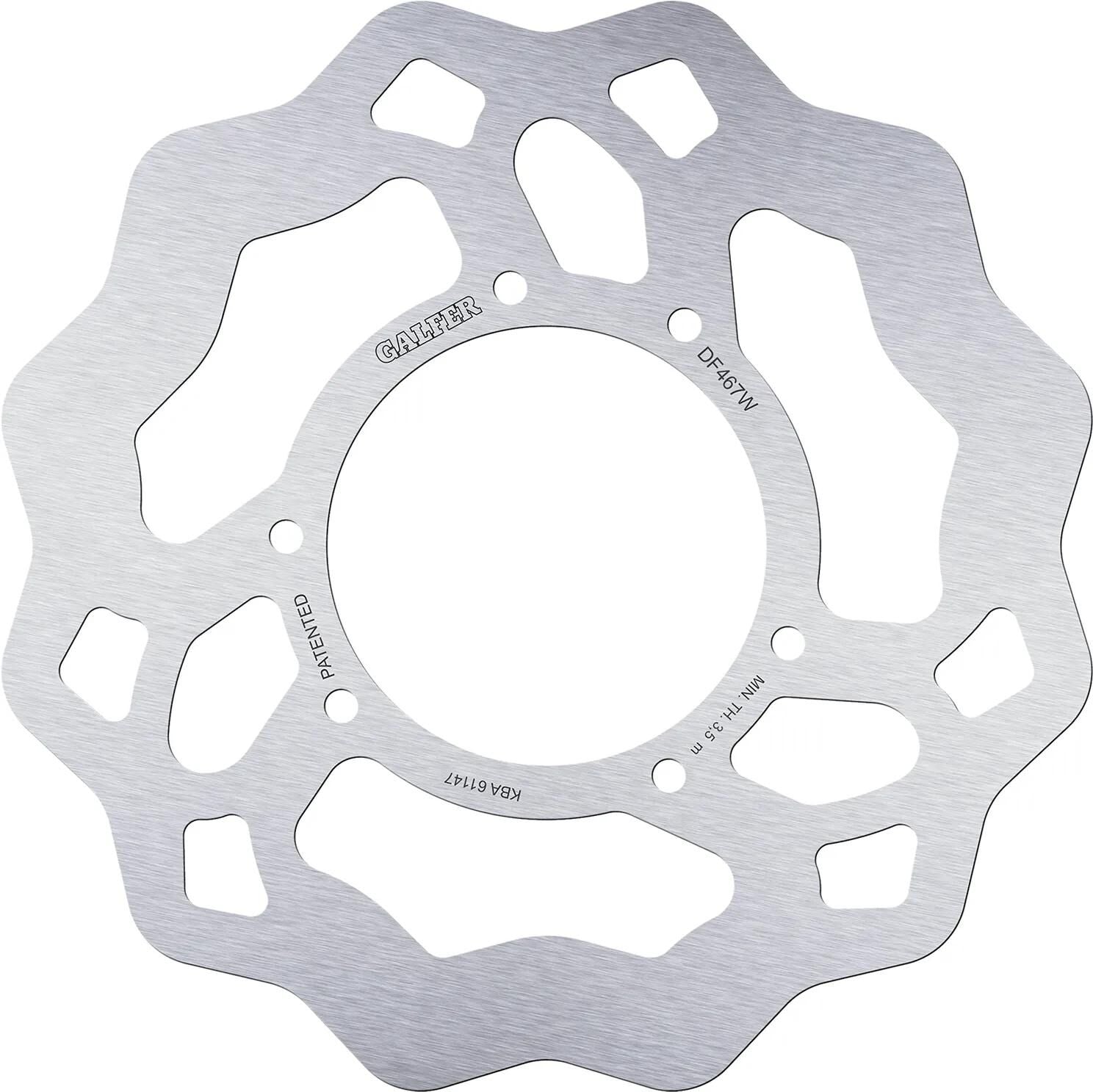 Disque de frein Galfer wave df467 rotor df467 type w rigide