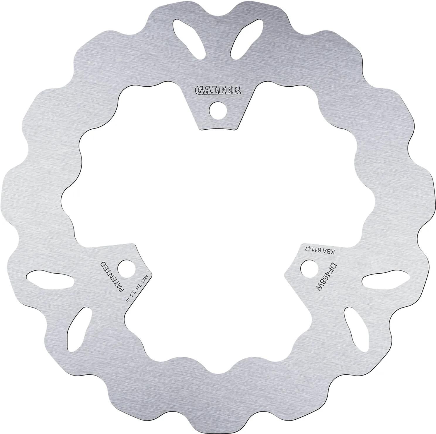 Disque de frein Galfer wave df468 rotors de frein starr r90r
