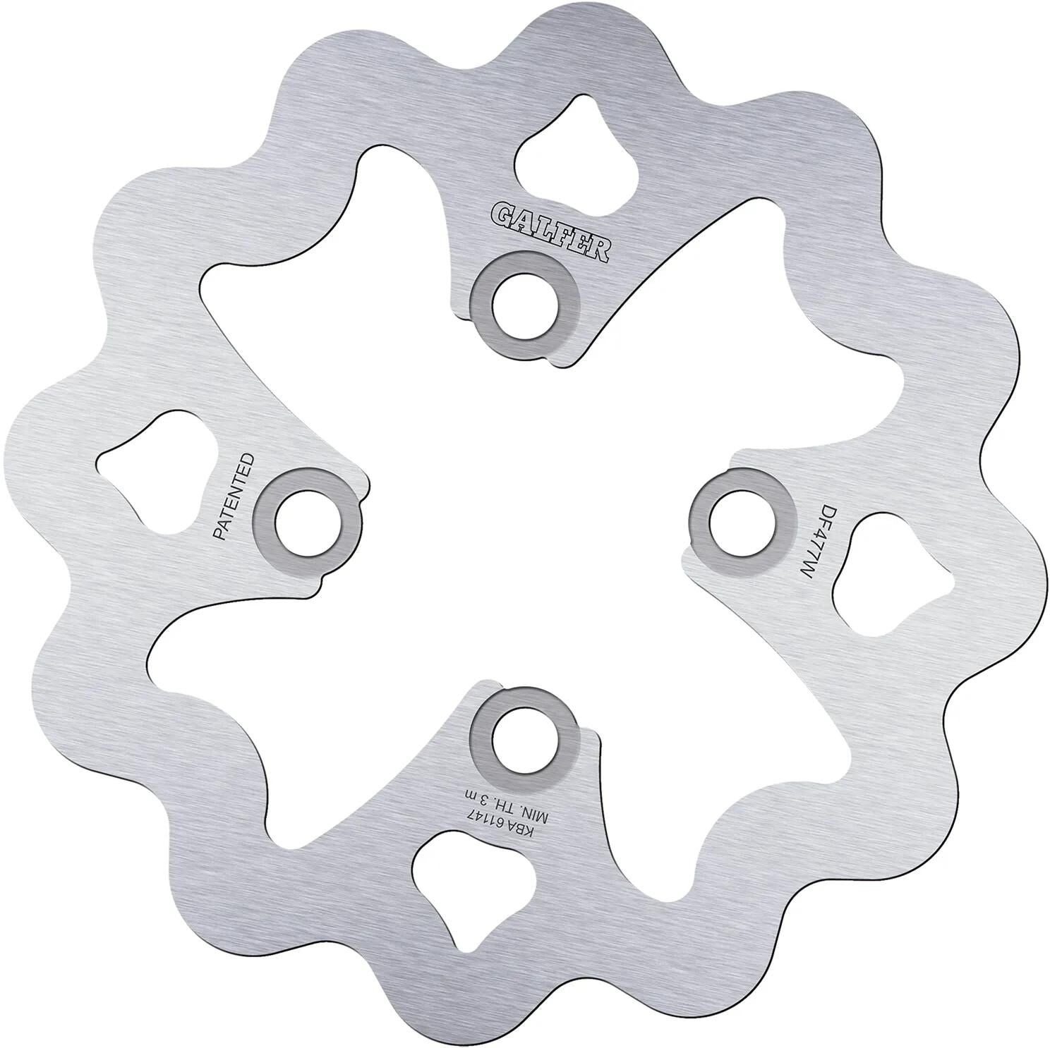 Disque de frein Galfer wave df477 rotor df477 type w rigide