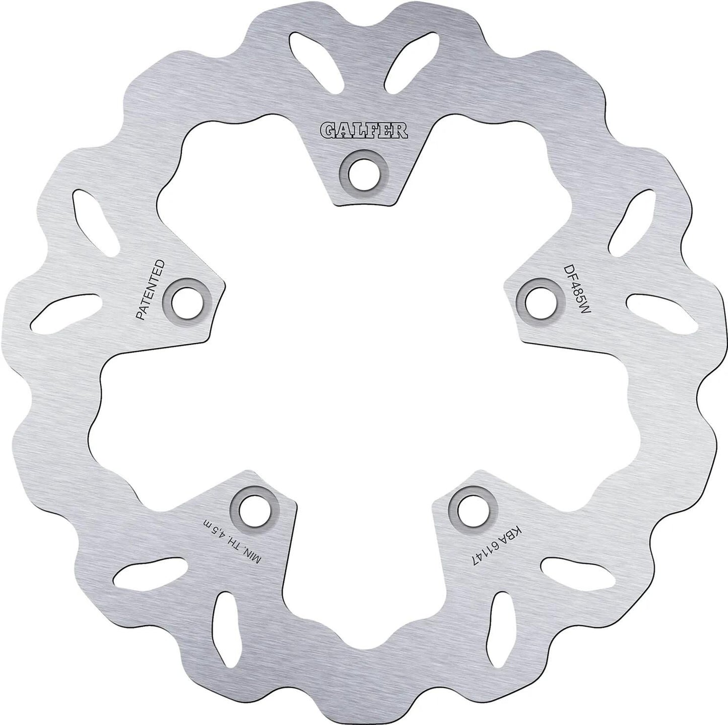 Disque de frein Galfer wave df485 rotor df485 type w rigide