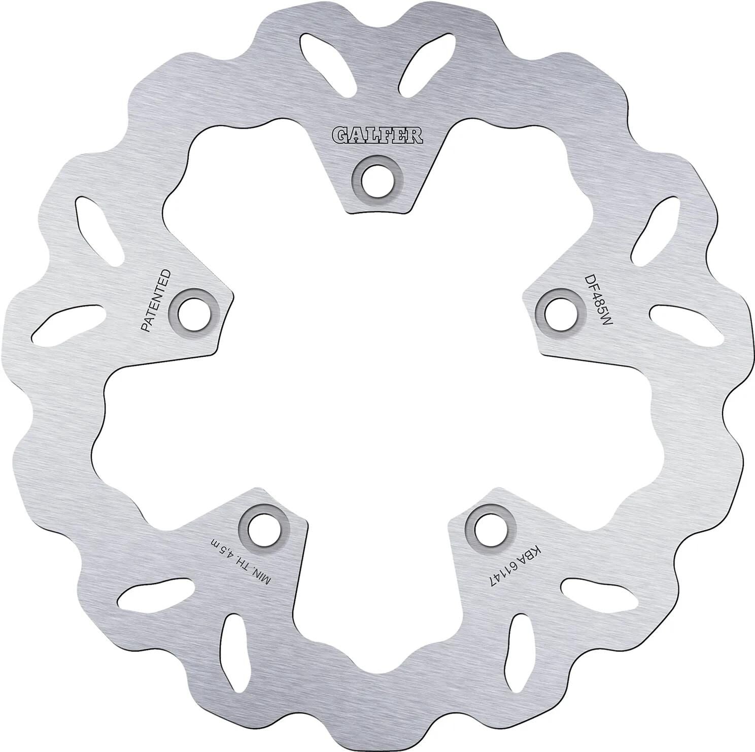 Disque de frein Galfer wave df485 rotor df485 type w rigide