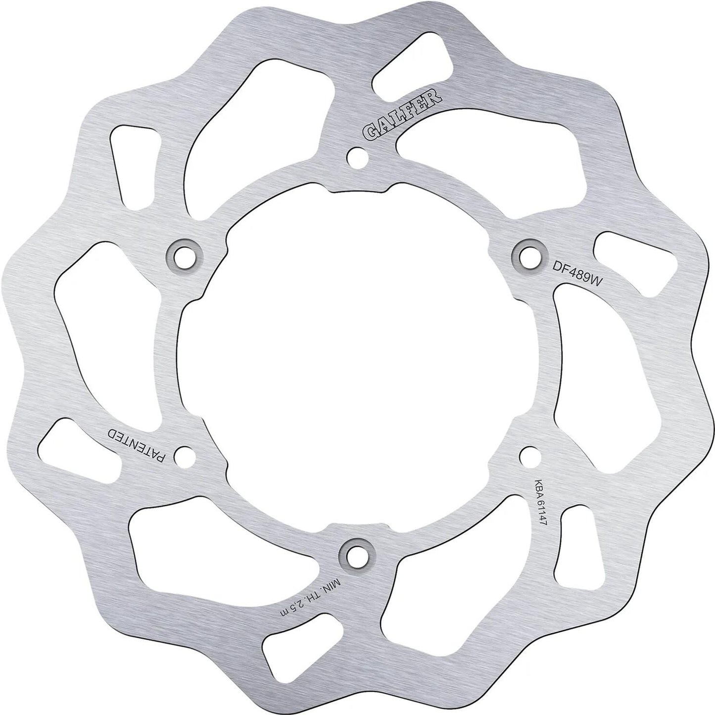 Disque de frein Galfer wave df489 rotor df489 type w tout-terrain rigide