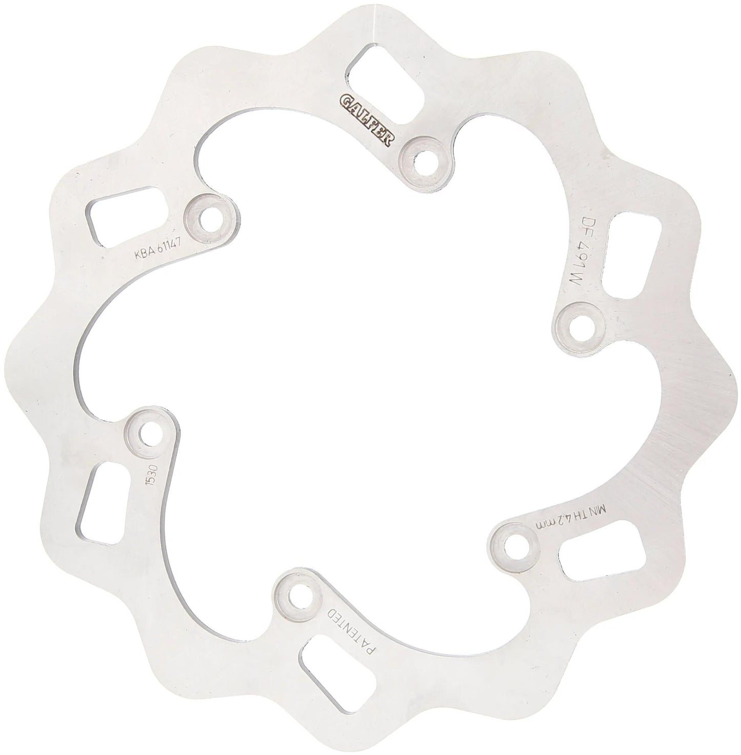 Disque de frein Galfer wave df491 rotor df491 type w rigide