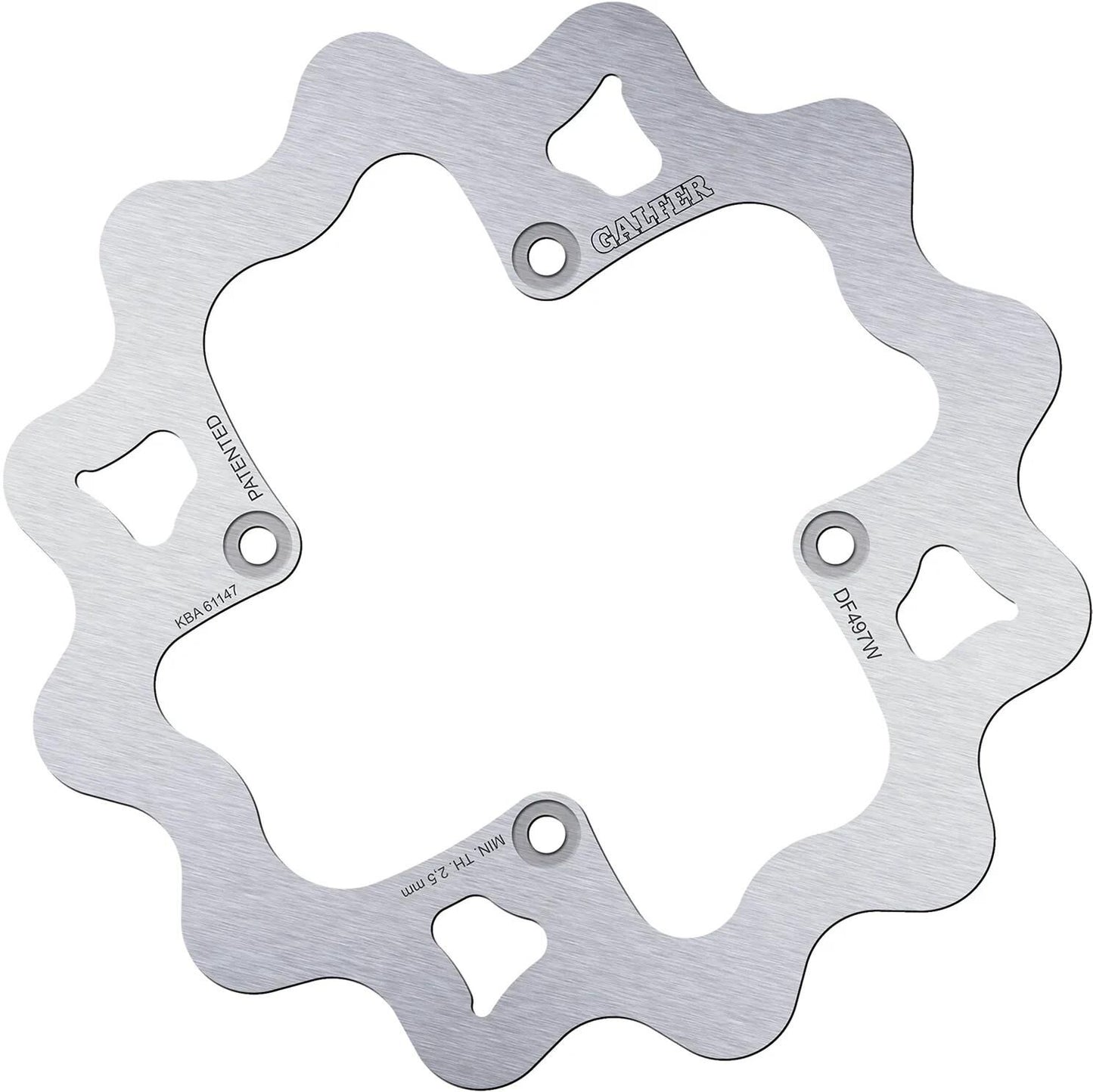 Disque de frein Galfer wave df497 rotor df497 type w rigide mx offroad
