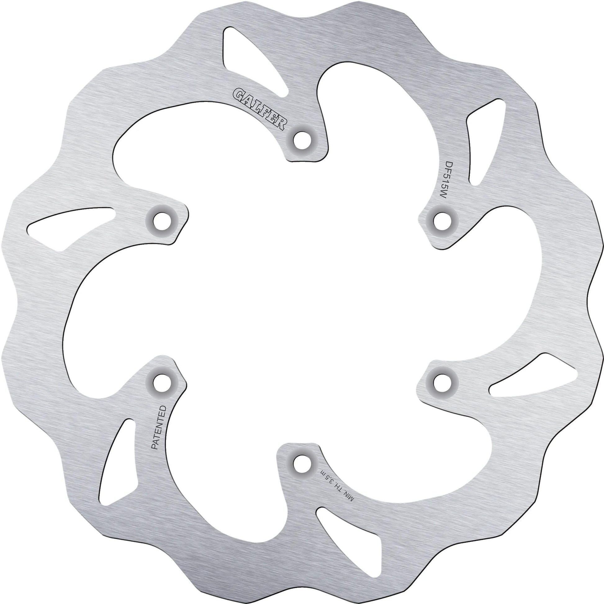 Galfer disque de frein de golf df515 rotor ondulé df515 w tout-terrain rigide