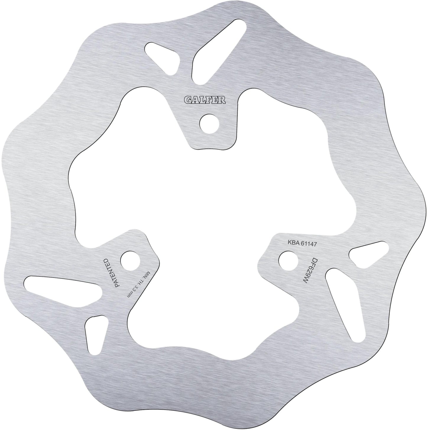 Galfer disque de frein df629 rotor df629 type w rigide