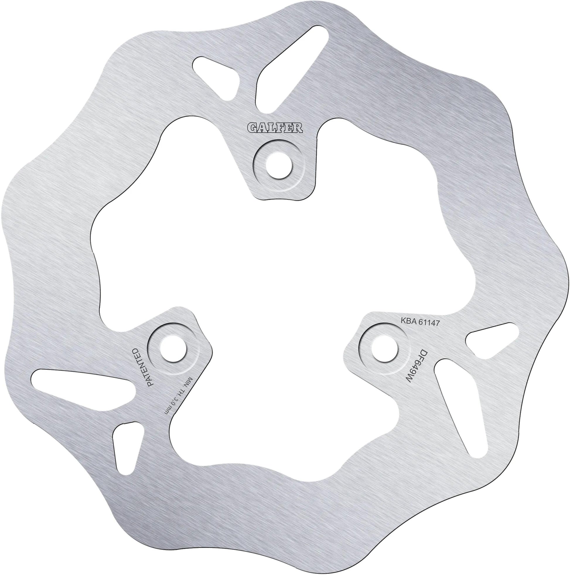 Galfer disque de frein df649 rotor df649 type w rigide