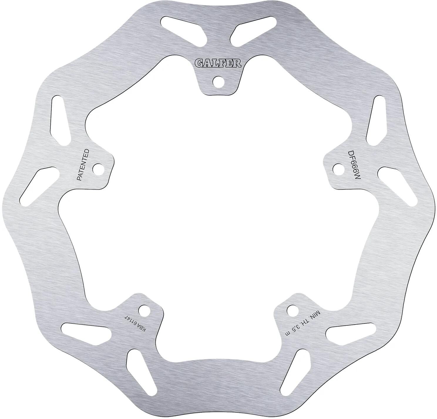 Disque de frein Galfer wave df666 rotor df666 type w rigide