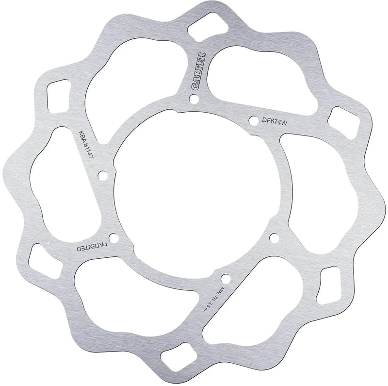 Disque de frein Galfer wave df674 rotor df674 type w rigide