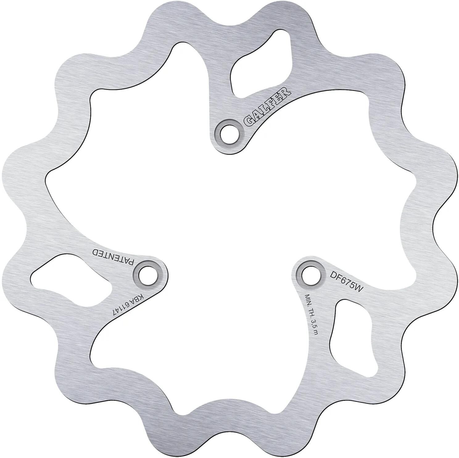 Disque de frein Galfer wave df675 rotor df675 type w rigide