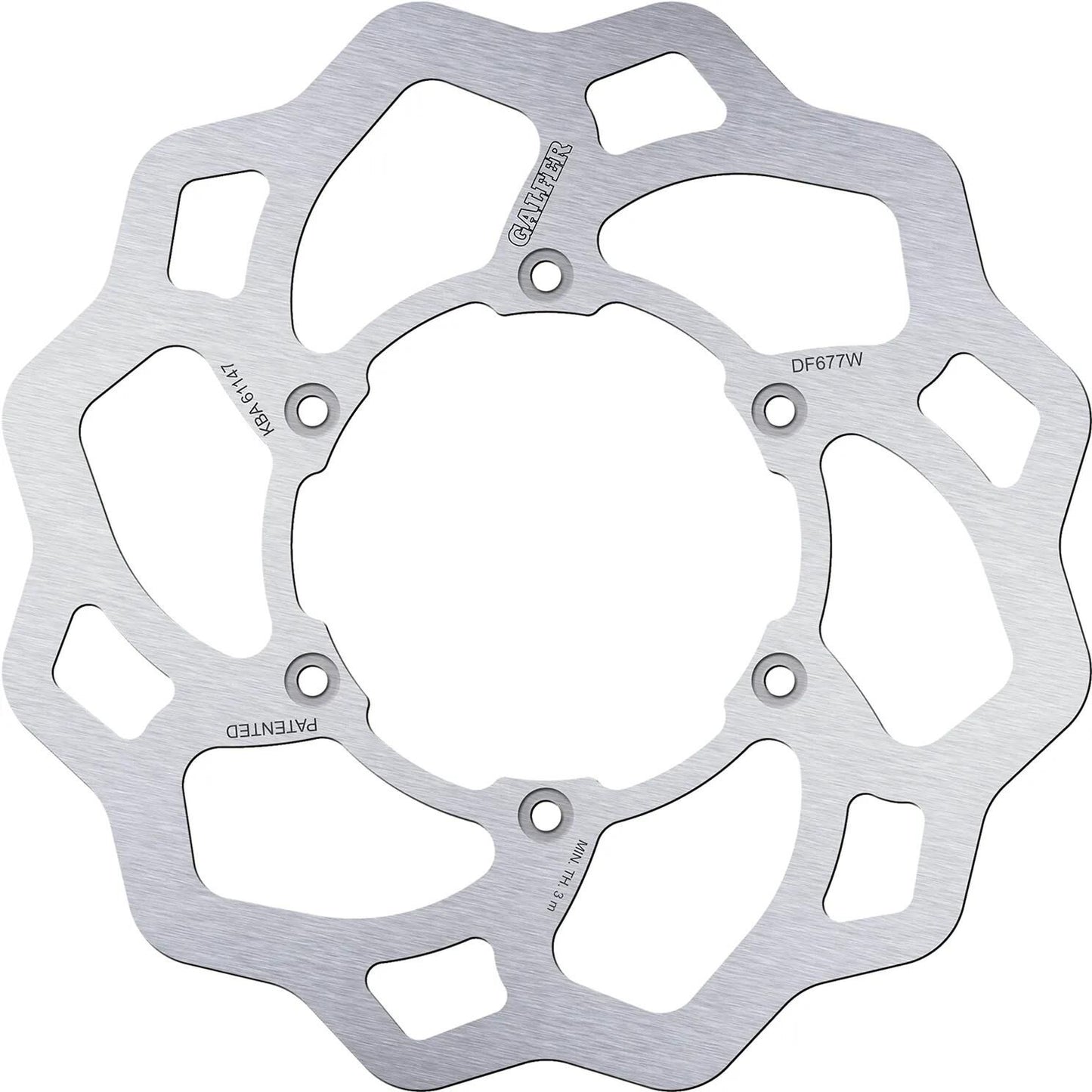 Galfer disque de frein de golf df677 rotor df677 type w tout-terrain rigide