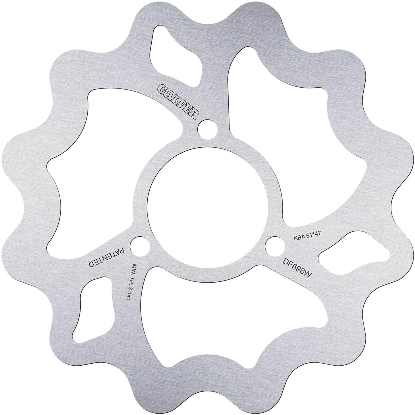 Galfer disque de frein de golf df698 rotor df698 type w rigide