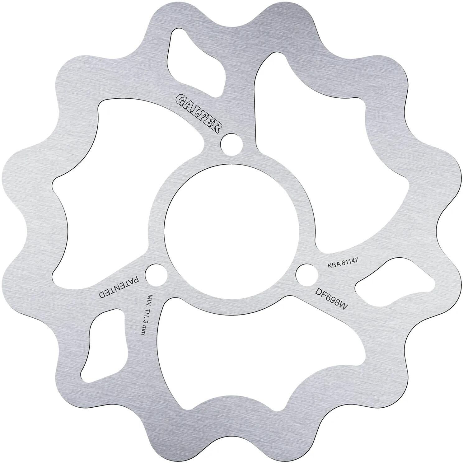 Galfer disque de frein de golf df698 rotor df698 type w rigide