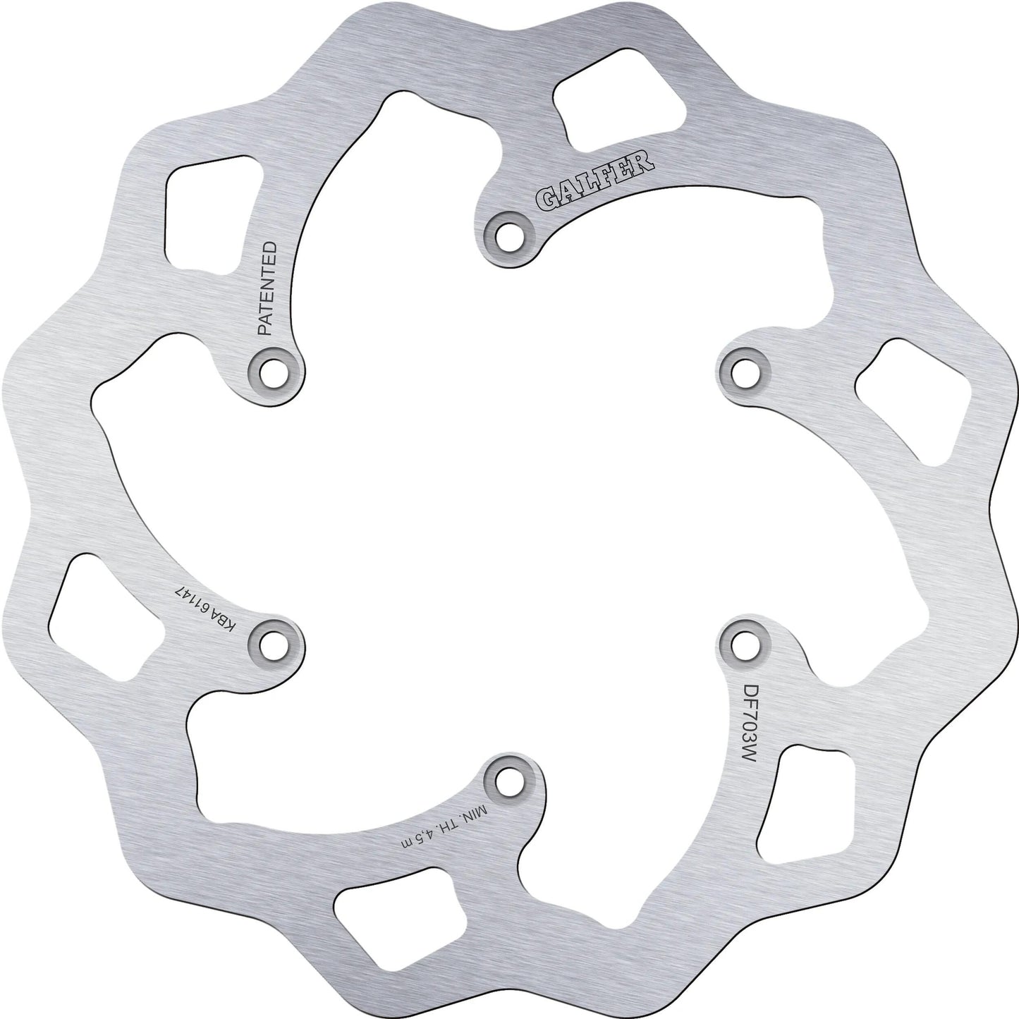 Galfer disque de frein df703 rotor df703 type w rigide